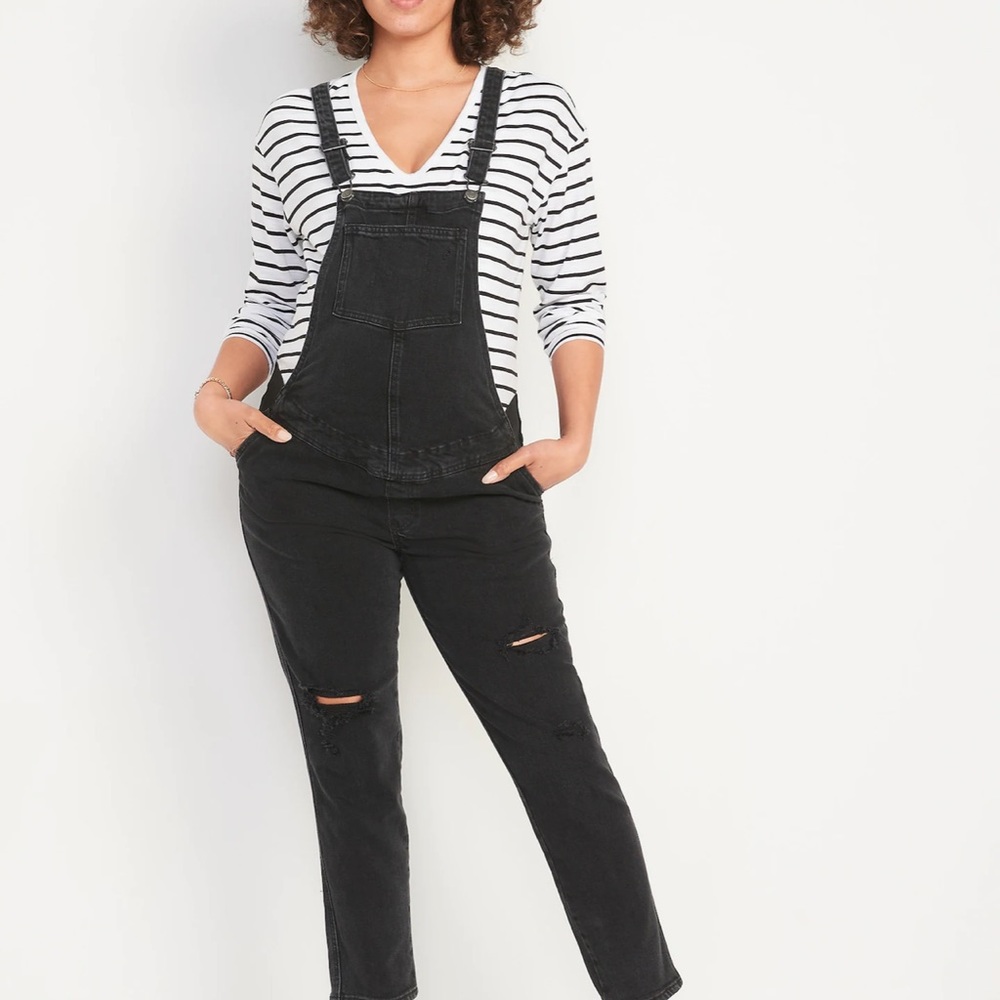 Old navy maternity overalls